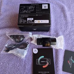 COOAU D20 Dual Dash Cam 2.5K+1080P