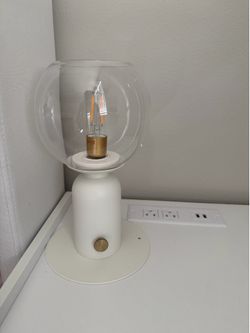 Dimmable table night lamp white