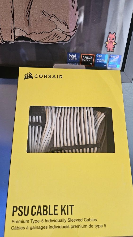 Corsair Premium PSU Cable Kit Type-5 White, NEW
