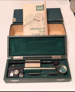 Vintage K+E Keuffel & Esser 620000 Compensating Polar Planimeter Drafting Tool