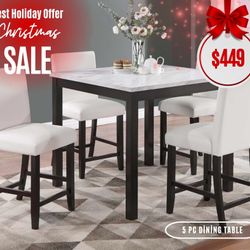 5 Pc Dining Table No Credit Needed $10 Down 