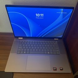 HP - OmniBook X Flip 2-in-1 16" 2K Touch-Screen Laptop - AMD Ryzen 5 (contact info removed) - 8GB Memory - 512GB SSD - Meteor Silver 