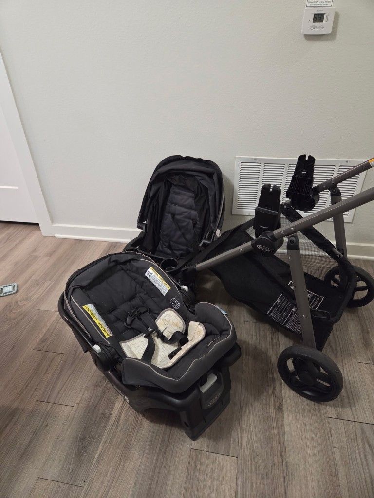 Stroller, Carrier Carseat Combo