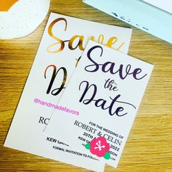 Custom Wedding Invitations 