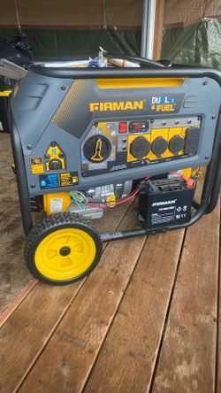 Firman Duel Fuel Generator 