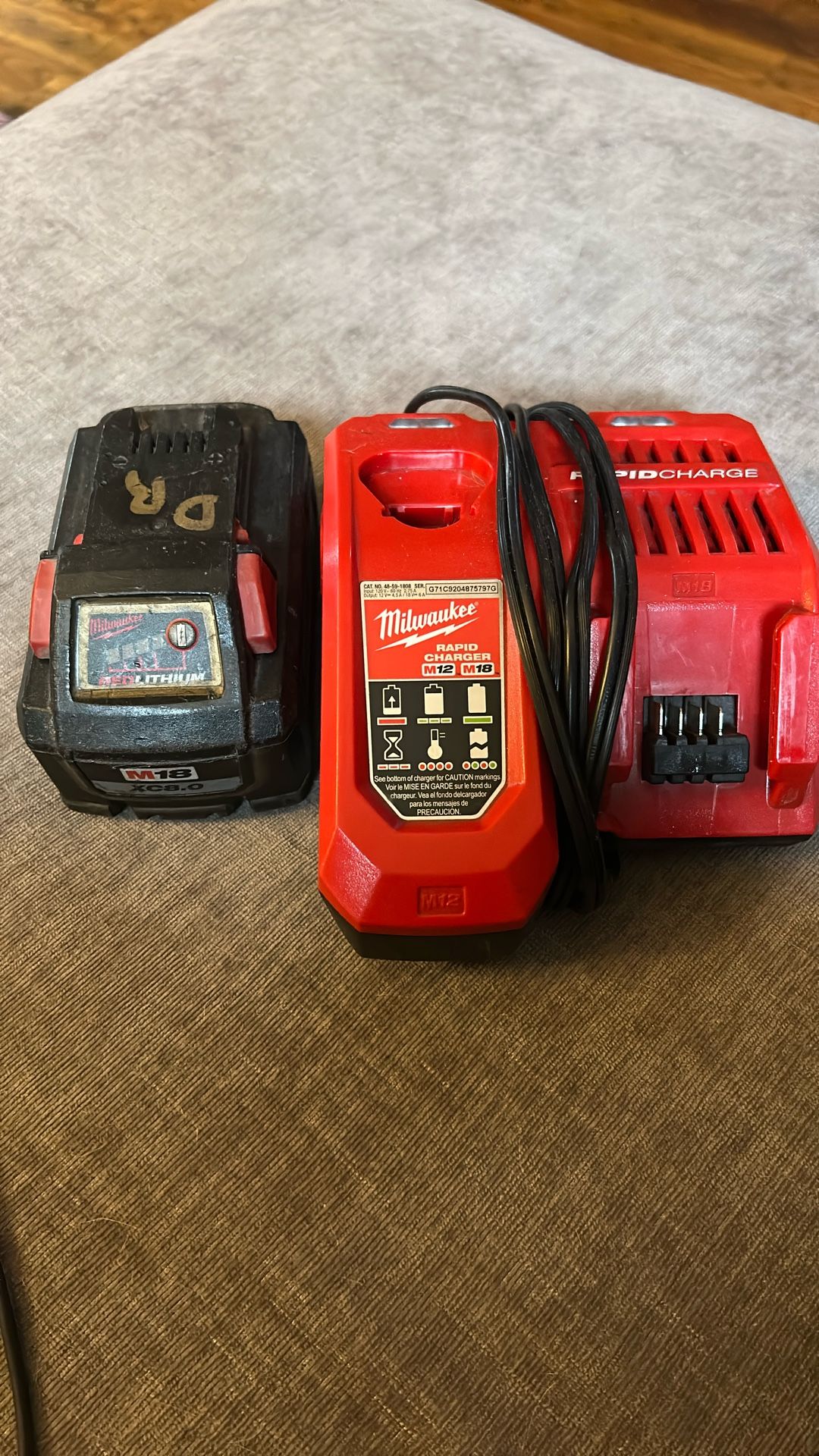 Milwaukee Battery And Charger