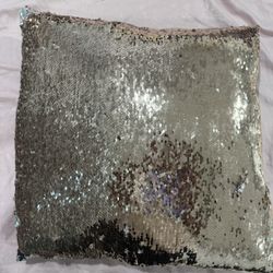 sequin decorative pillow.