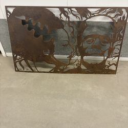 Custom Horror Steel Wall Art – One-of-a-Kind Plasma Cut Metal Panel