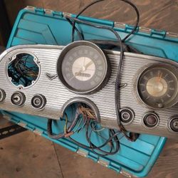 1958 Ford Thunderbird Cluster Dash Custom Truck Car Part Hotrod Vintage Antique Classic