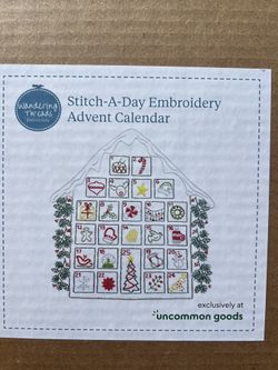 Stitch A Day Advent Calendar Embroidery