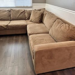 Microsuede Sectional