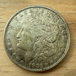 1921-S MORGAN SILVER DOLLAR