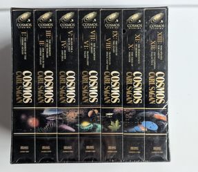 Cosmos Collectors Edition Digitally Remastered VHS Box Set Carl Sagan Sealed NEW