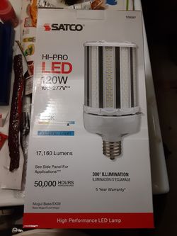 New Satco hi-pro led 120w bulb
