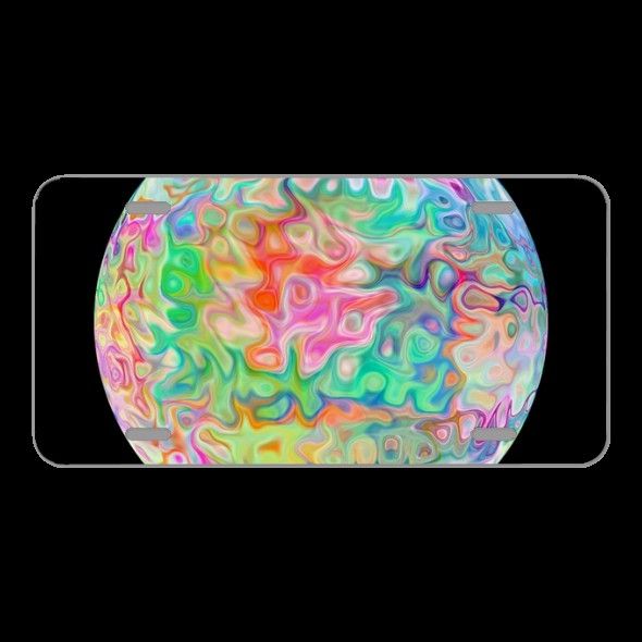 License Plate Novelty Car Front Graphic Isolated Effect