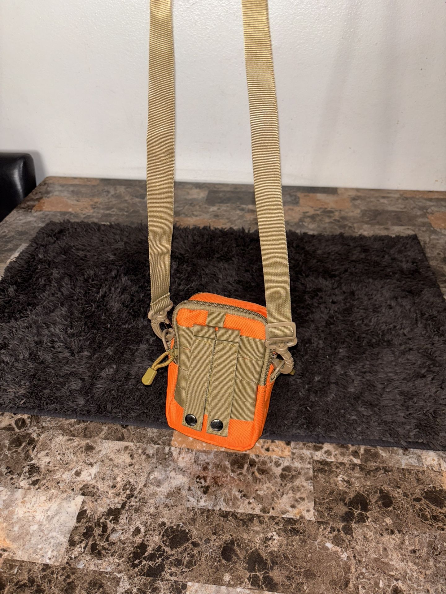 Orange Tactical Mini Carry Bag.