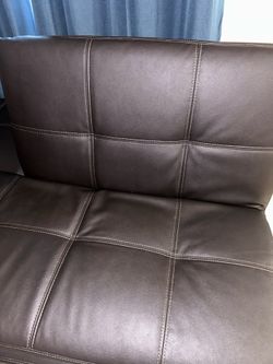 Leather couch