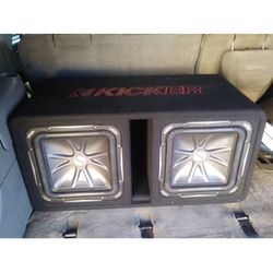 Kicker L7 12 Subwoofer Kicker Zx1500 Amp
