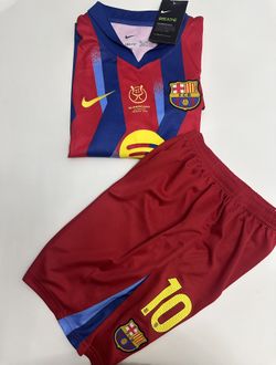 Kid’s FC Barcelona Home Soccer Kit