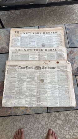 The New York Herald, and the New York tribune