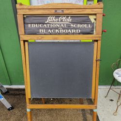 Vintage 1939 Richmond School Furniture Co. Folding Blackboard Easel – Model 250