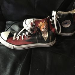 Hand Painted Cartoon Converse