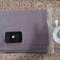 90% Cotton 10% Silver Fiber Grounding Sheet 27x52 Inches