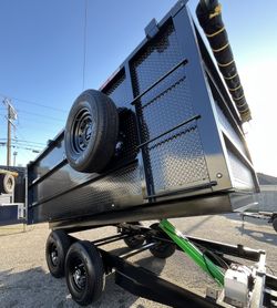 DUMP TRAILER 7x12x4 Deck Over 