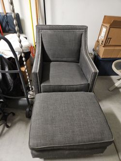 Chair & ottoman
