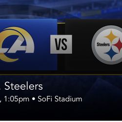 Pittsburgh Steelers at LA Rams for Sale in Irvine, CA - OfferUp