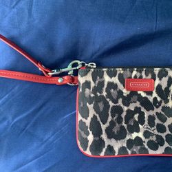 Small Coach Wristlet
