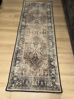 Beautiful Dark/Rich Colored Ruggable Hallway Rug