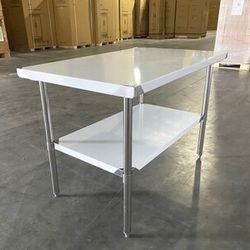 All Stainless Steel Table NSF 48W x 30D x34H ins WTSS-3048-418

