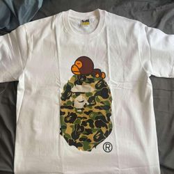 Bape X Camo White Size Medium BRAND NEW
