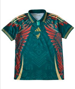 Mexico 2025-26 Special Edition Green Polo Size XL