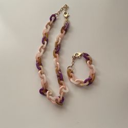 Beautiful Chain Necklace With Bracelet ⚜️