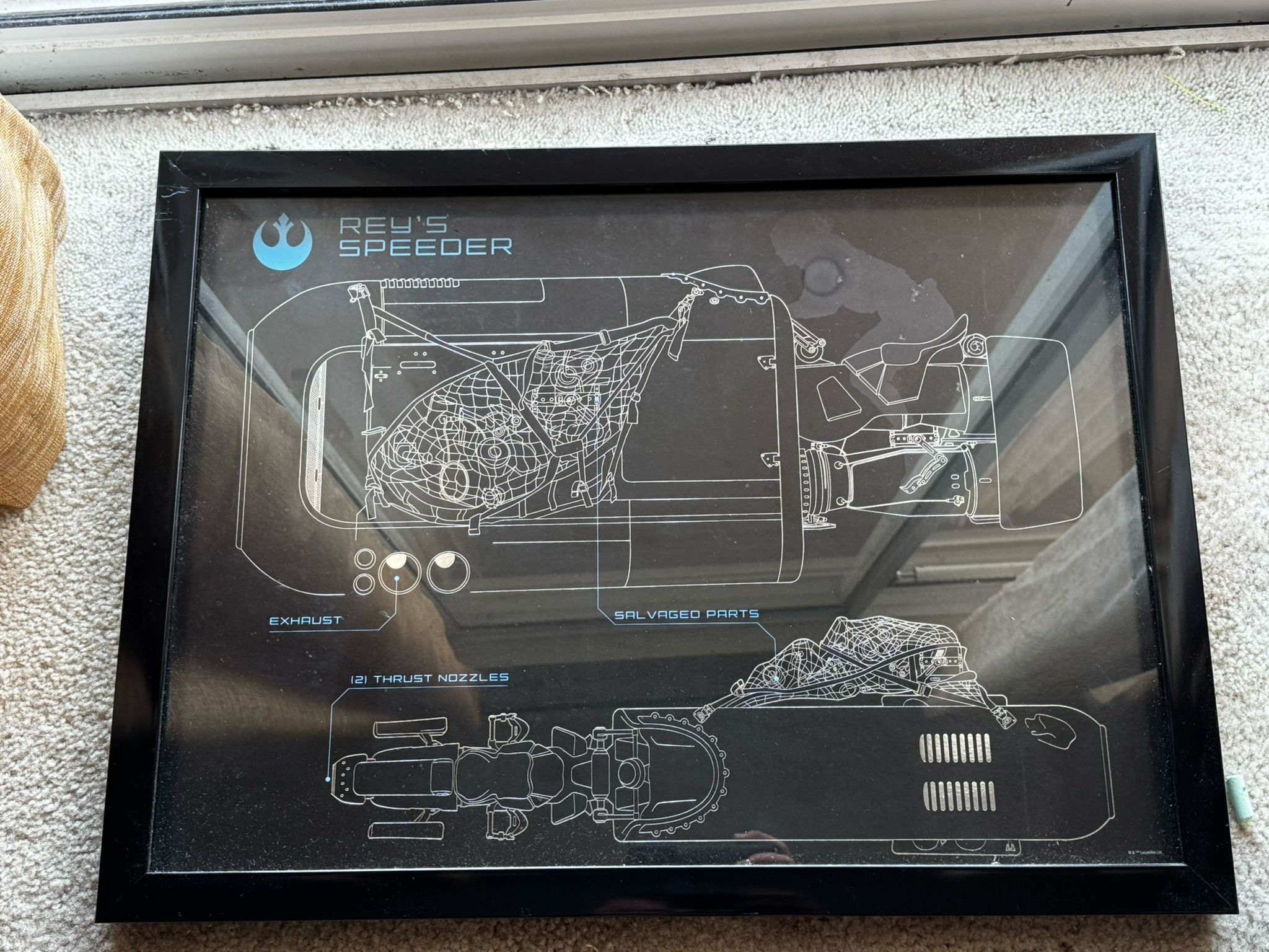 Star Wars Mirror/ Picture The Force Awakens