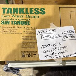 Gas tankless water heater