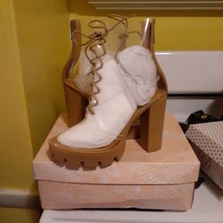 Clear Ankle Boots "New"