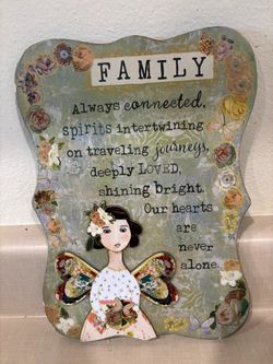 Family Quote Decorative Wall Plaque