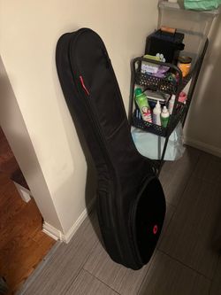 Acoustic guitar with case All black