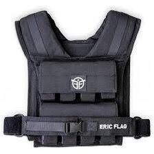 ERIC FLAG 40 lb Weighted Vest for Men & Women - Adjustable 0-40 lb with 16 Iron