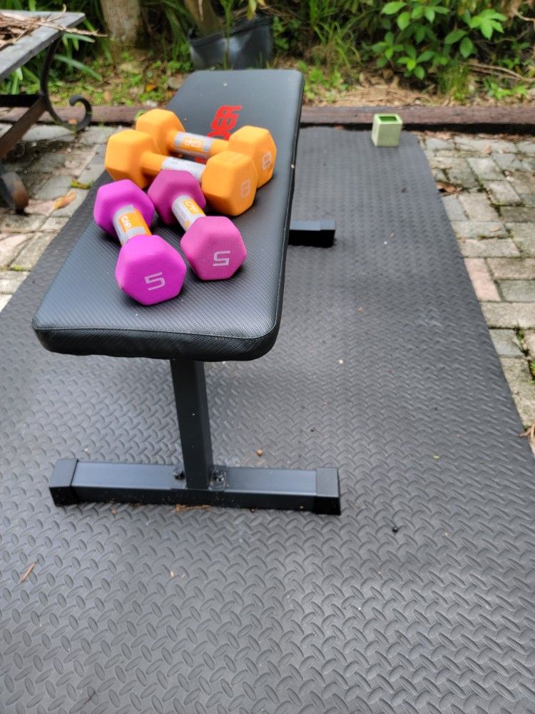 Weight Bench Dumbbells SET 