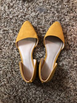 Old navy mustard flats