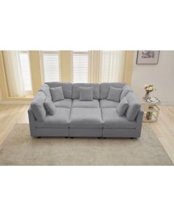 Fluffy couch