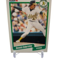 1990 Fleer Baseball Dennis Eckersley #6