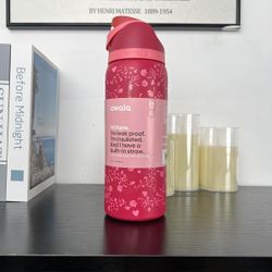 owala 24oz/32OZ Insulated Stainless Steel Water Bottle Double-Layer Kettle With Straw Vacuum Flasks For Sports Travel