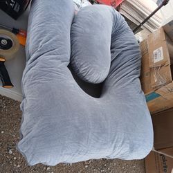 Pregnancy Pillows with Cooling Cover, U-Shaped Full Body Maternity Pillow for Side Sleepers 57 Inch - Support for Back, Hip, Belly, Legs for P