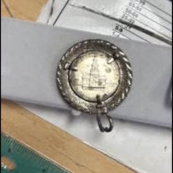 Silver Half Dollar Pendant 