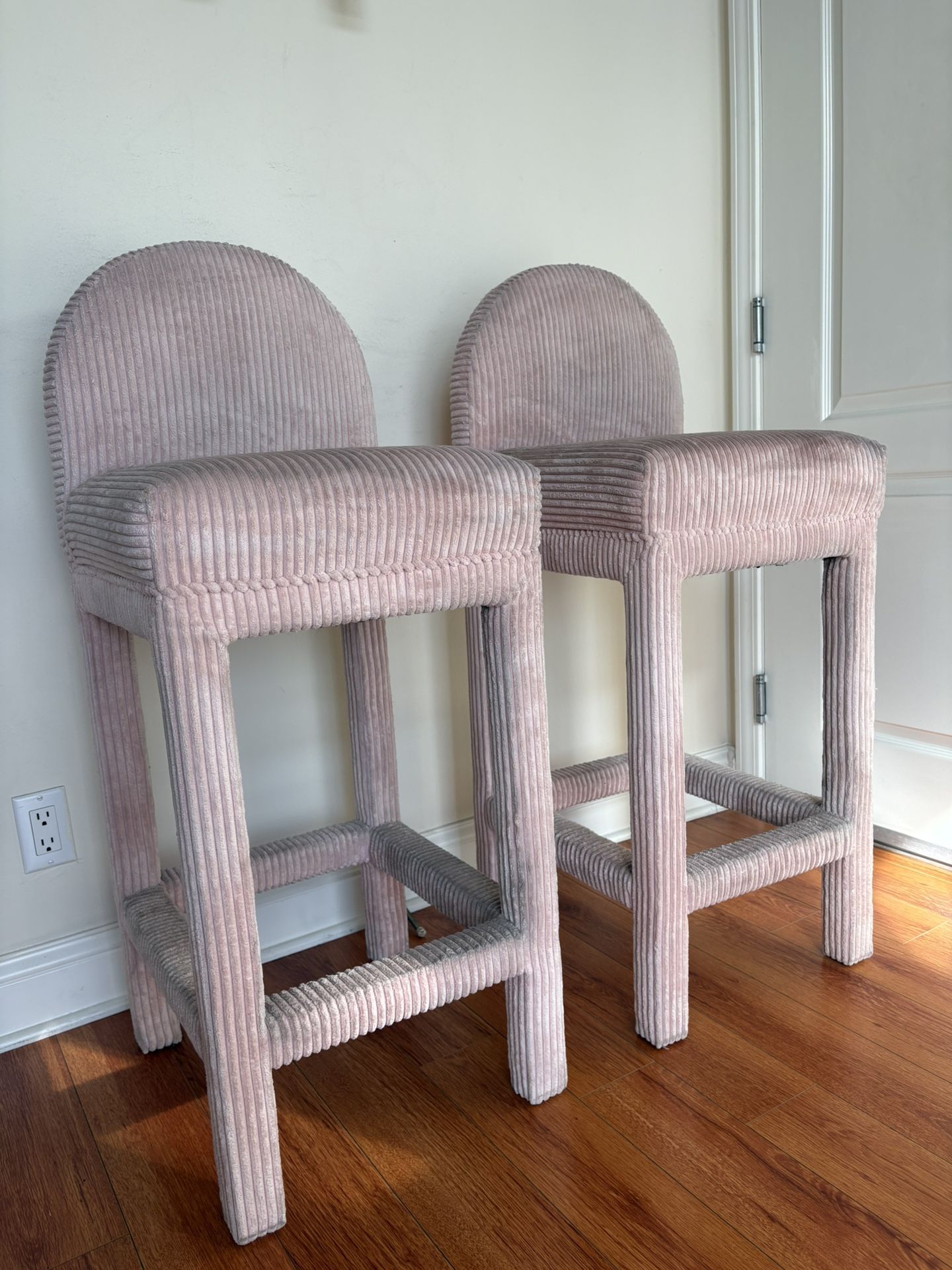 Pink Vintage Bar Stools